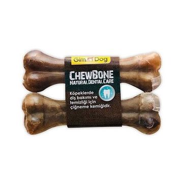 Gimdog Chewbone 4.5" İkili Naturel Press Kemik
