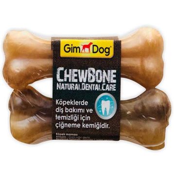 Gimdog Mordimi Ağız ve Diş Sağlığı için Naturel 2 Adet 70 gr Köpek Çiğneme Kemiği