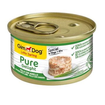 Gimdog Pure Delight Parça Tavuklu ve Kuzulu Yetişkin 85 gr Köpek Konservesi