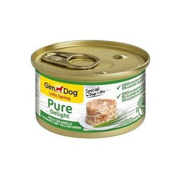 Gimdog Pure Delight Parça Tavuklu ve Kuzulu Yetişkin 85 gr Köpek Konservesi