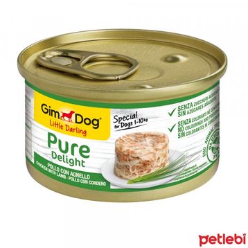 Gimdog Tavuk ve Kuzu Etli 85 gr Yetişkin Köpek Konserve