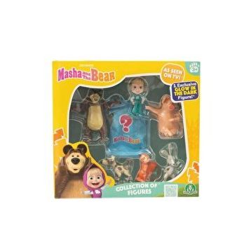 Giochi Preziosi MHA31000 Maşa ve Koca Ayı 6'li Figür Set ve 1 Sürpriz Figür Karakter Oyuncak