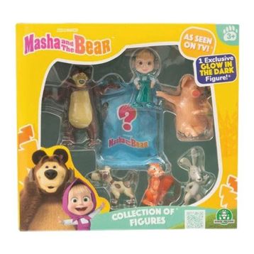 Giochi Preziosi MHA31000 Maşa ve Koca Ayı 6'li Figür Set ve 1 Sürpriz Figür Karakter Oyuncak