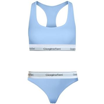 Giorgina Ferri G-254 E Bianca Günlük Kullanıma Uygun Kadın Spor Bralet+Tanga Külot 2’li Set