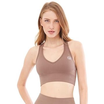 Giorgina Ferri GF-302 E Helen Yumuşak Dokulu Esnek Destekli Yoga Koşu Spor ve Günlük Sporcu Sütyeni