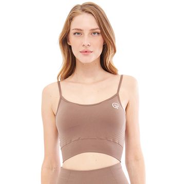 Giorgina Ferri GF-303 D Hera Yumuşak Dokulu Esnek Destekli Yoga Koşu Spor ve Günlük İp Askılı Sporcu Sütyeni