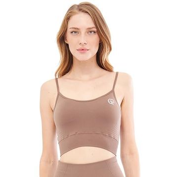 Giorgina Ferri GF-303 D Hera Yumuşak Dokulu Esnek Destekli Yoga Koşu Spor ve Günlük İp Askılı Sporcu Sütyeni