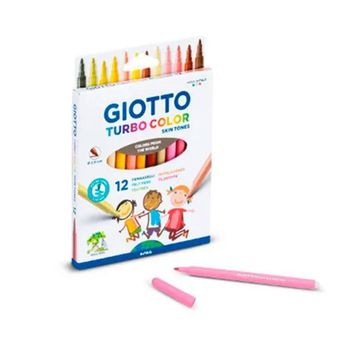 Giotto 8000825035531 526900 12'li Turbo Skin Tones Boya Kalemi