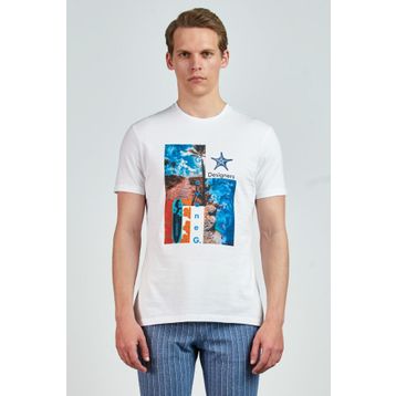 Giovane Gentile GC0653202103 Beyaz Erkek T-shirt