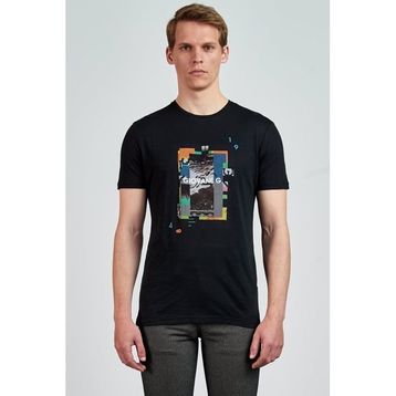 Giovane Gentile GC0653202154 Siyah Erkek T-shirt
