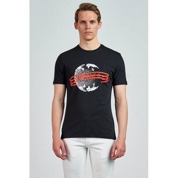 Giovane Gentile GC0653202154 Siyah Erkek T-shirt