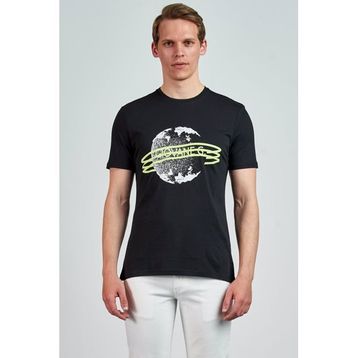 Giovane Gentile GC0653202154 Siyah Erkek T-shirt