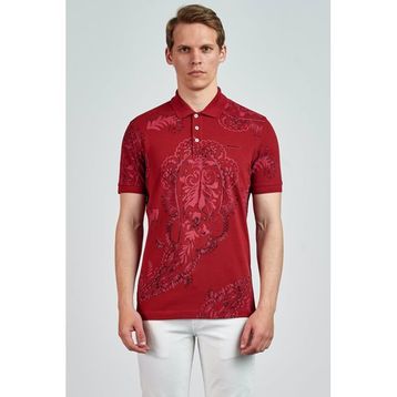 Giovane Gentile GC06GZ201851 Kırmızı Erkek T-shirt