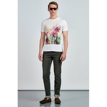 Giovane Gentile LB0651201911 Beyaz Erkek T-shirt