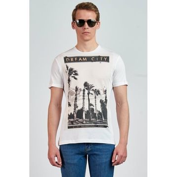 Giovane Gentile LB0651201911 Beyaz Erkek T-shirt