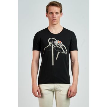 Giovane Gentile LC0652202173 Siyah Erkek T-shirt
