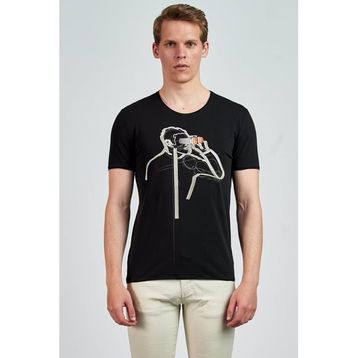 Giovane Gentile LC0652202173 Siyah Erkek T-shirt