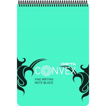 Gıpta 1395 Convex A5 Spiralli PP Kapak 100 Yaprak Çizgili Bloknot