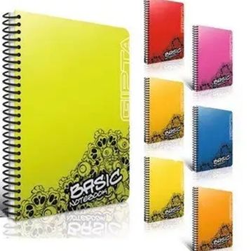 Gıpta 1541 Basic A4 Polipropilen Kapak Kareli 96 Yaprak Spiralli Defter