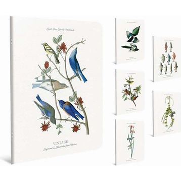 Gıpta 19x26 A4 60 Yaprak Vintage Tel Dikişli Karton Kapaklı Kareli Defter