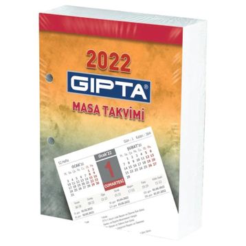 Gıpta 2022 Masa Takvimi