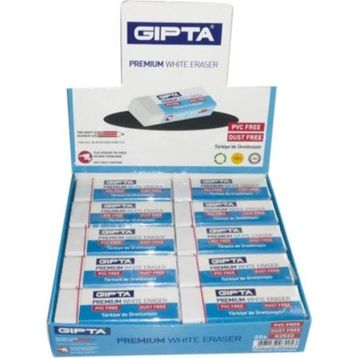 Gıpta 20'li Premium Dust Free Beyaz Silgi