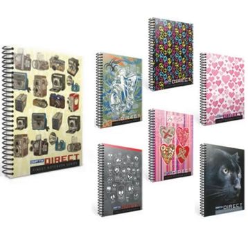 Gıpta 2265 72 Yaprak A4 Direct Karton Kapak Kareli Spiralli Defter