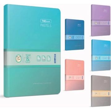 Gıpta 3304 TheBook Pastels 20x28 İplik Dikişli Sert Kapak 200 Yaprak Çizgili Defter