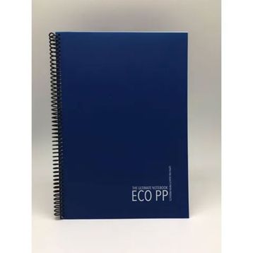 Gıpta 4176 Eco Sipiralli Pp. Kapak A4 60 Yp. Kareli Lacivert Defter