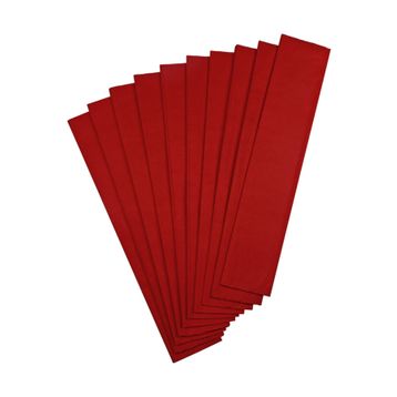 Gıpta 50x200 cm 10 Adet Kırmızı Renkli Krapon Kağıdı