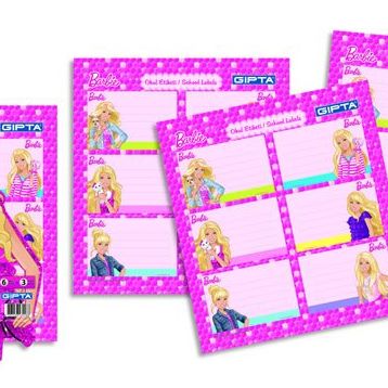 Gıpta 5458 Barbie Okul Etiketi