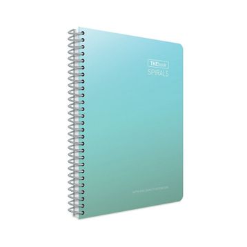 Gıpta 5519 Kareli Pastel Yeşil The Book Spirals 17x24 140 Yaprak Spiralli Sert Kapak Defter