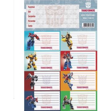 Gıpta 5780 Transformers Ders Programlı Okul Etiket