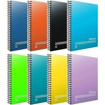 Gıpta 6398 Eko A5 Spiralli PP Kapak 100 Yaprak Çizgili Defter