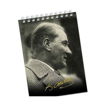 Gıpta Atatürk Spiralli A7 Mini Bloknot Defter