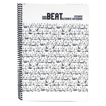 Gıpta Beat Spiralli A4 80 Yaprak Kareli Defter