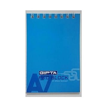 Gıpta Bloknot Pro-Block Spiralli Karton Kapak Kareli 40 Yaprak A7 Defter