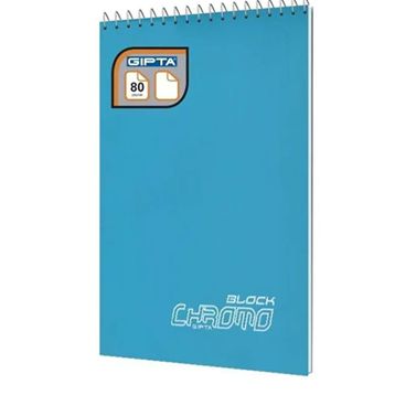 Gıpta Chromo Block A4 80 Yaprak Spiralli Çizgisiz Defter