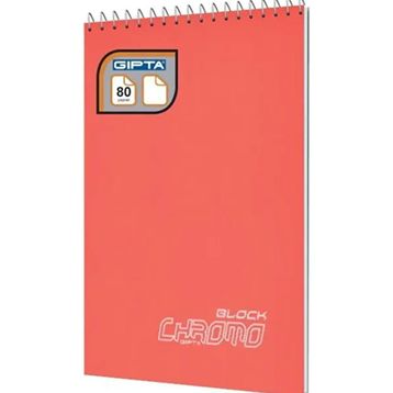 Gıpta Chromo Block A4 80 Yaprak Spiralli Çizgisiz Defter