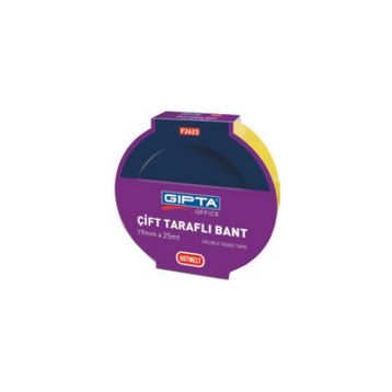 Gıpta Çift Taraflı 19 mm X 25 metre Bant