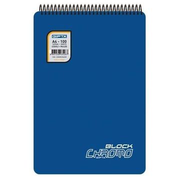 Gıpta Çizgili 80 Yaprak 3366 Chromo A4 Spiralli Pp Kapak Bloknot