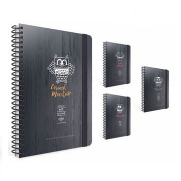 Gıpta Coffee Book Spiralli Sert Kapaklı 19x26 cm 120 Yapraklı Çizgili Defter