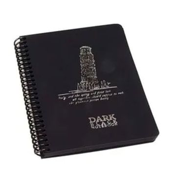 Gıpta Dark Black 50 Yaprak Çizgisiz 12x17 Defter