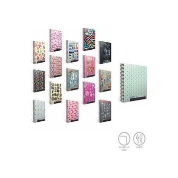 Gıpta Direct Spiralli Karton Kapak Çizgili A4 120 Yaprak Defter