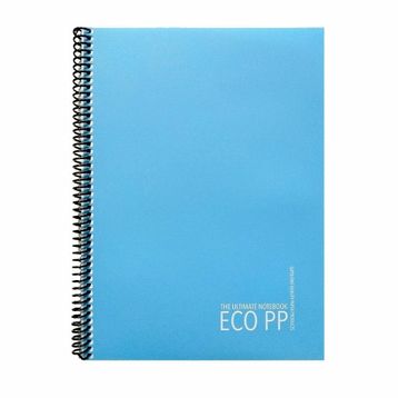 Gıpta Eko Spiralli Mavi Plastik Kapak 60 Yaprak A4 Kareli Defter