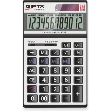 Gıpta F3034 12 Haneli Masaüstü Digit Hesap Makinesi