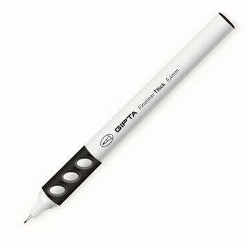 Gıpta Fineliner Thick 0.4 mm Siyah Kalem