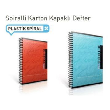 Gıpta Forum A4 96 Yaprak Spiralli Karton Kapak Çizgili Defter