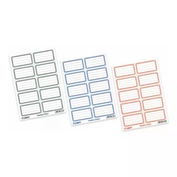 Gıpta Frame Lacivert 3 Yaprak Okul Etiketi