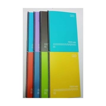 Gıpta Fresco Spiralli Plastik Pp Kapak 80 Yaprak Kareli 12'li Defter